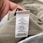 Cinq à Sept Cinq a Sept Braxton twill high-waist belted ruffled khaki shorts size 4 small Photo 10