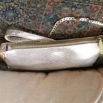 Charming Charlie Blush Metallic Snakeprint Crossbody Wristlet from Photo 1