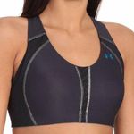 Under Armour  HeatGear Amour Black Gray Bra Racerback 34C Photo 0