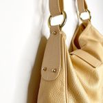 Furla  Genuine Leather Hobo Shoulder Bag Made in Italy in Light Tan Photo 7