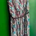 Lila Rose CLEARANCE!! Lily Rose Tribal Sheer Maxi Dress with Belt Size Small EUC!‎ Photo 0