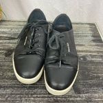 Calvin Klein  Black Imilia Lace Up Logo Print Fashion Sneaker Shoes 7.5 Photo 2