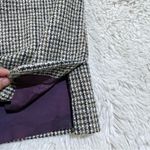 Vintage Women’s JH Collectibles Tweed Houndstooth Wool Blend Skirt size SM Union Gray Photo 4