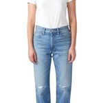 SLVRLAKE Stella High Rise Straight Distressed Premium Jeans Sz 31 Photo 0