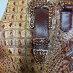 Raviani Overnight Duffle Crocodile Leather Crystal Cross Luggage Texas Mobwife Orange Photo 12