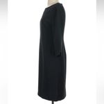 Laura Ashley Vintage  Timeless Classic Black Midi Dress Size 4 Small S Photo 2