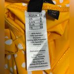NWT Nip Tuck Swim One Piece Size 6 (US) Marigold Yellow with White Polka Dots Photo 7