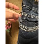 Silver Jeans New With Defect  Suki Mid Capri Size 22 Dark Was Back Label Peeling Photo 2