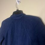 Eileen Fisher Organic Cotton Linen Knit Short Sleeve Open Cardigan XS Indigo Photo 8