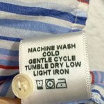 Xirena Striped‎ Button Up Shirt Cotton Blue Red White Casual XS Photo 6