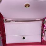 Betsey Johnson  Sybil Pink and Gold BOWS Crossbody Bag Wallet Bag Charms Set Photo 5