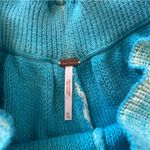 Free People  Summertime Blues Knit Shorts Sz XL Blue Butterfly Photo 8