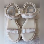 Dolce Vita‎ NWOT Women's Debra Sandals Ivory Suede Size 10 Photo 5