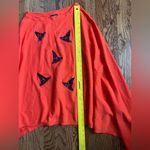 Victoria Harbour Orange Poncho Shrug with Sequined Witch Hats Size undefined Photo 6