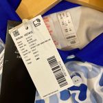 Adidas  Women’s Camo Short Sleeve Athletic Golf Polo Shirt Blue White Medium‎ NWT Photo 3