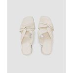 Everlane The Day Twist Heels in Canvas 6 New Womens High Heels Sandals Photo 4