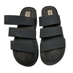 Steve Madden Calvina Black Three Straps Platform Sandal Photo 0