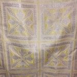 Etcetera Light Yellow, White & Silver Pencil Skirt Size 2 Photo 4