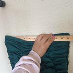 House Of CB - Mera EMERALD GREEN RUCHED MIDI SKIRT‎ NWOT size S Photo 3