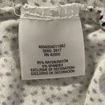 Jaclyn Smith Short Sleeve Spotted Blouse Black and White Size XL Photo 8