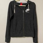 Nike Tech Grey Lightweight Full Zip Hoodie Sweatshirt Women S Casual Retro Sport Photo 0