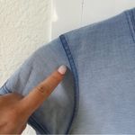 Free People  We The Free Baby Tee in Washed Blue Photo 4