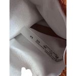 New 2 Piece Ribbed Rust Colored Bikini High Leg Cheeky Bottoms Plunged Top Med Orange Photo 3