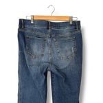 Spanx Jeans Women Blue Straight Leg Pull On Stretch Denim Comfort Jeans Size L Photo 5