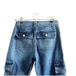 KanCan Women’s Cargo Jeans Size 26 Medium Wash Stretch Back Flap Pockets Blue Photo 2