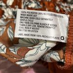 La Ligne x Target Floral Wide Leg Trousers Brown Printed Satin Pull-On Pants Photo 5