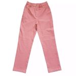 St. John Sport Marie Gray Pants Womens Size 2 Pink Straight Leg Preppy Vintage Photo 1