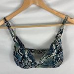 Shade & Shore  Snakeskin Bikini Top Size Medium Photo 0