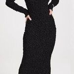 Mara Hoffman  Amy Square-Neck Midi Smocked Bodycon Dress Black NWT size XXS Photo 0