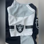 Majestic  Raiders Black and Gray V-Neck Jersey Size Large‎ Photo 7