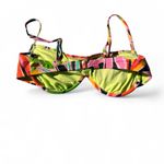 Wild Fable New Bralette Bikini Medium Green Tropical Photo 3