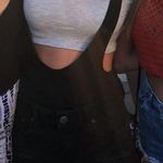 Urban Outfitters Black & Grey Bodysuit Photo 0