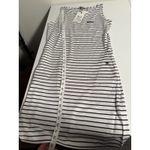 Barbour Navy Striped Sleeveless Dress – Nautical Cotton Jersey Tank Dress Photo 5