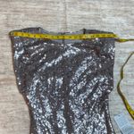 ASTR the Label Womens XS Silver Sequin Sleeveless Dress Disco Party Cocktail New Photo 1