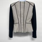 Calvin Klein Tweed Zip Up Jacket Suit Blazer Coat White Black Grey Photo 1
