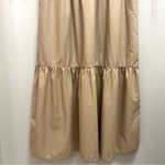 Nation Ltd NWT Dustin Romantic Midi Tiered Dress in Toasted Marshmallow Tan S Photo 8