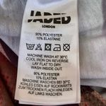 Jaded London  Orange Multicolor Abstract Cut Out Long Sleeve Bodycon Dress Sz 10 Photo 4