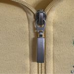 Breckenridge Women’s  Embroidered Quarter Zip Sweatshirt Size 1X Yellow Photo 7