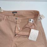 DL1961 NWT Hepburn Wide Leg High Rise Vintage Bellini Pink Raw Hem Jeans Sz 20W Photo 3