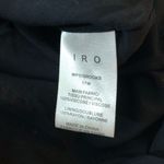 IRO Brooks Mini Skirt Ruffle Tiered Pull On Floral Black Pink 36 US 4 Photo 7