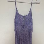 ZARA  Pink and Lavender Leaf Print Maxi Dress Photo 3