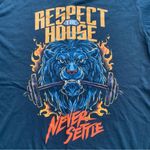 Next Level Apparel Respect the House Never Settle Lion Graphic T-Shirt in Black - Small, NWOT Photo 2