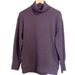 Athleta Balance Cinch Purple Sweatshirt Tunic Long Sleeve Turtleneck Size Small Photo 1