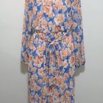 Flying Tomato  floral long sleeve plus size multicolor wrap dress size 2X wore 1x Photo 1