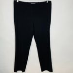 Calvin Klein Black Flat Front Trousers Sz 14 Photo 1