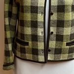 Source Unknown  Green and Black Plaid Blazer Photo 7